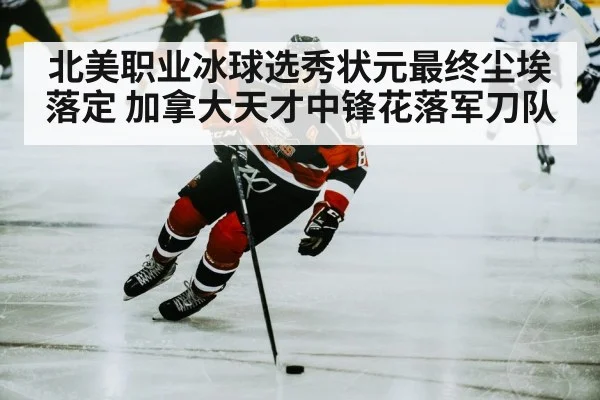 北美职业冰球选秀状元最终尘埃落定 加拿大天才中锋花落军刀队